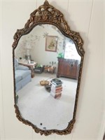 Ornate Vintage Gilded Mirror