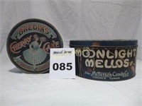 Two Antique Tins