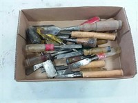 assortment of wood working tools