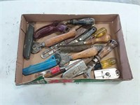 assortment of scrappers and punches