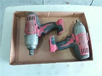 Milwaukee 1/2"and 3/4" impact wrenches