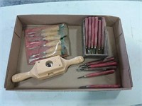 Assortment of wood working tools