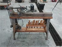 Delta Lathe with hand tools