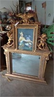Decorative Wall Mirror with Painting