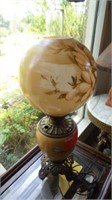 Painted Globe Lamp