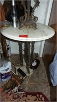 Marble-top Side Table