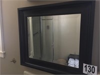 Wooden Framed Mirror (31 1/2 x 28")