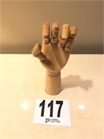 Wooden Movable Hand Model - 12" H