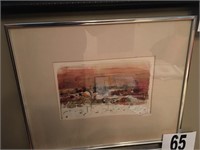 Beach by Carl Sublett (18x14 1/2) Signed by Artist