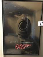 28 1/2 x 41 1/2 007 James Bond Framed Movie