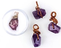 Jewelry Wire Wrapped Stone Pendants
