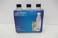 3-Pc Set Sodastream Carbonating Bottles 1L