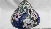 RARE Leaded Glass / Stain Glass Lamp shade and