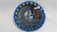 Nwood 9" elec blue Peacocks PCE bowl. SWEET!
