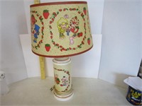 Vintage Strawberry Short Cake lamp