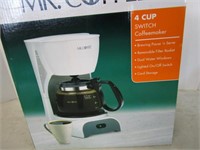 Mr. Coffee 4 cup automatic drip coffee pot
