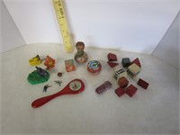 Vintage small toy selection