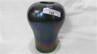 Imperial Nuart - Green Cupped in Vase 6 1/4" Hx3"B