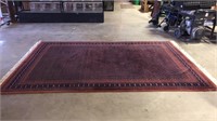 Oriental style carpet 6’ 3” x 9’