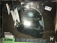 FULL FACE MOTORCYCLE HELMET SZ MEDIUM
