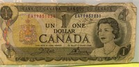 Canada Currency Bill $1 Queen