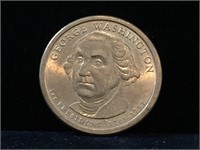 Coin US President Washington Golden Dollar