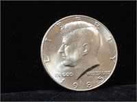 Coin US JFK Kennedy Half Dollar 1985  $0.50