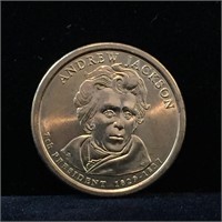 Coin US President Jackson Golden Dollar $1