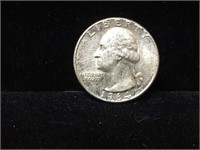 Coin US Quarter Washington Silver 1964 $0.25