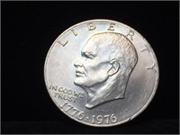 Coin US Eisenhower Silver $1 1776-1976