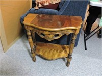 Beautiful Antique End Table, 24" x 13" x 22"