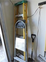 6' Ladder & Small Aluminum Step Ladder