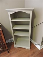 Heavy Solid Wood Bookcase, 24.5" x 15.5" x 51"