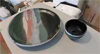 Stoneware Platter & Bowl
