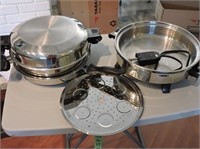 Cookware, Electric Fry Pan, Steamer