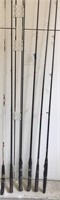 Lot of (6) Fishing Rods