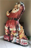 Life Sized Coca-Cola Santa Claus Display