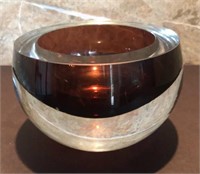 Murano Italian Heavy Glass Bowl