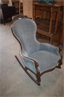 Antique Victorian Parlor Rocking Chair