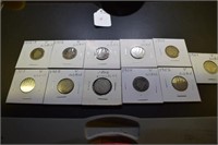 (11) V Nickels - 1901, 02, 03, 04, 05, 06, 07, 10