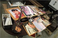 Assorted Elvis Presley Memorabilia, (3) Clock