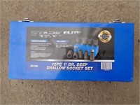 10 PC 1" Impact Socket Set