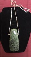 Necklace with stone