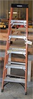 Husky 6ft. ladder and 2 moving dollies