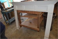 Fireplace mantel 74 in. x 7.25 in. x 53 in.