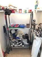 Contents of Golf Closet