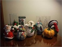 Lot of 30- Holiday Theme Drinkware/ Table Toppers