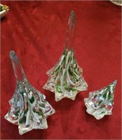 Handmade Crystal Art Trees and Italian Dish