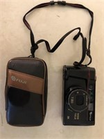 Fuji TW-300 Pre-Winding Film Camera & Case