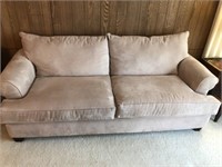 Newer Plush Ivory 2 Cushion Sofa